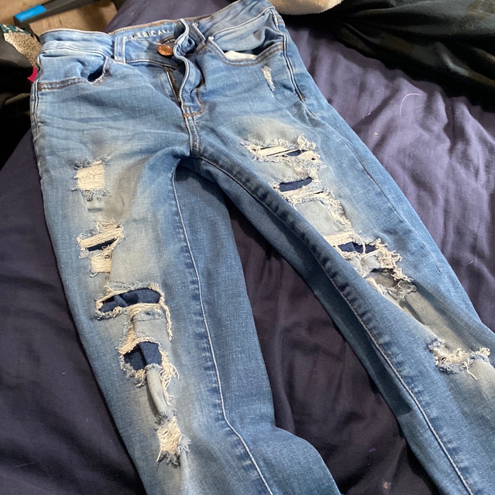jean with holes